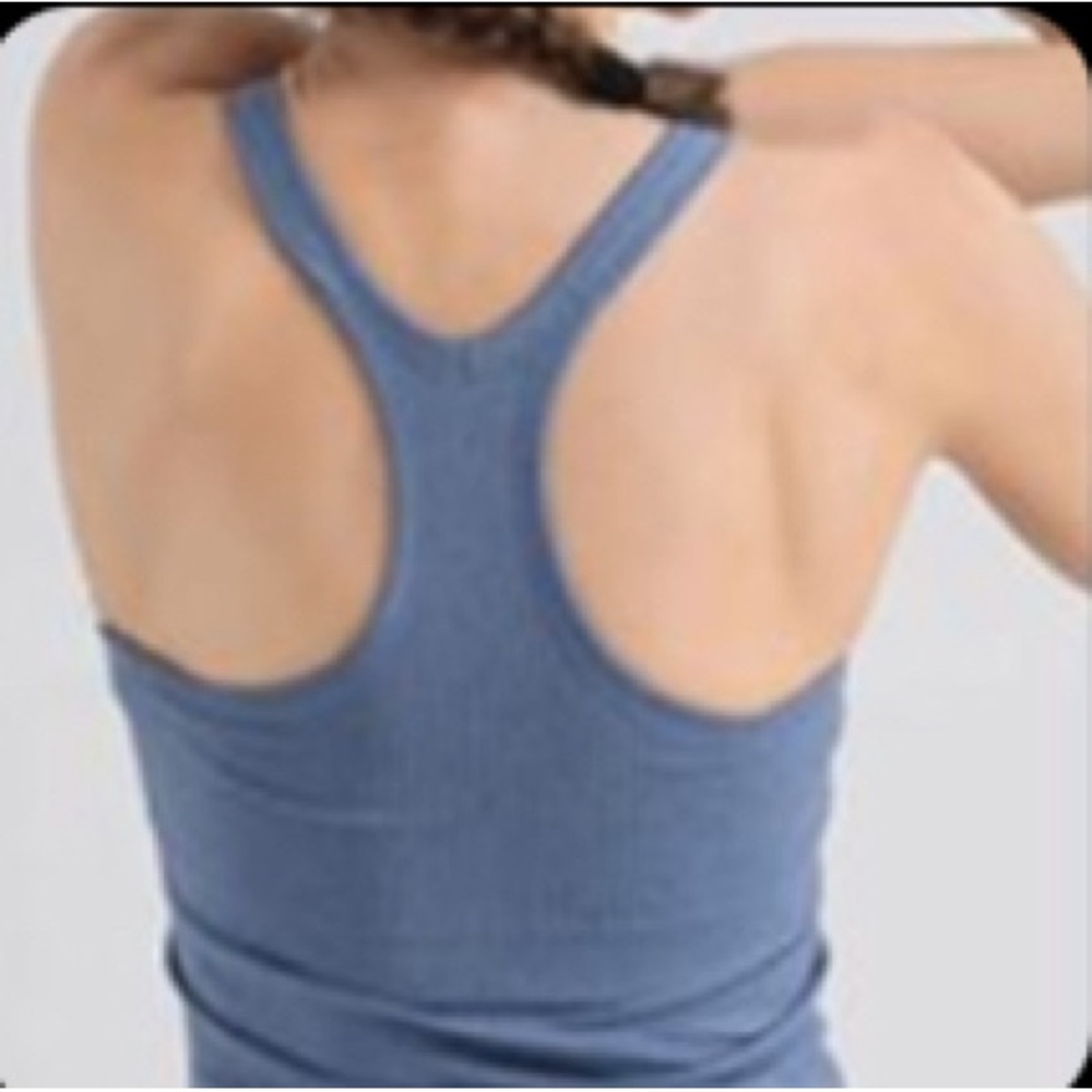 Blue Racerback Tank